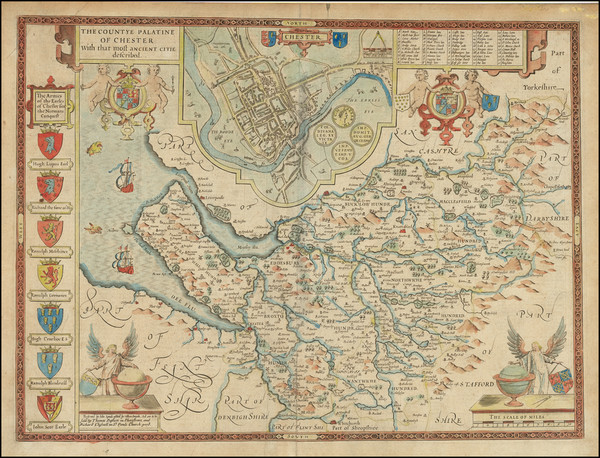 7-British Counties Map By John Speed