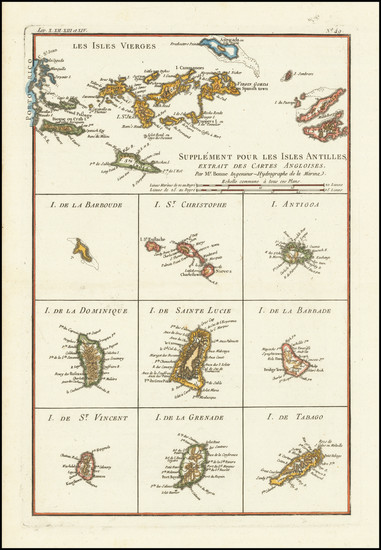 37-Virgin Islands and Other Islands Map By Rigobert Bonne