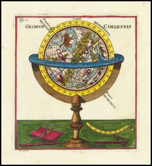 98-Celestial Maps Map By Corbinianus Thomas