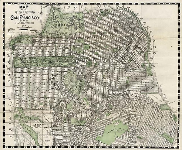 79-California Map By H.A. Candrian