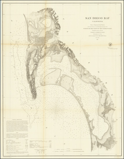 62-San Diego Map By United States Coast Survey