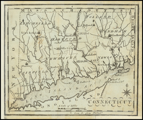 98-Connecticut Map By Joseph Scott