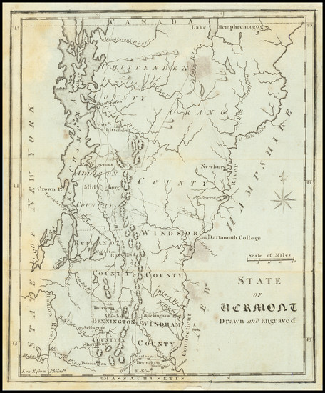 38-Vermont Map By Joseph Scott