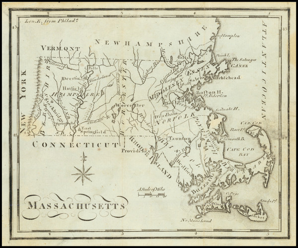 45-Massachusetts Map By Joseph Scott