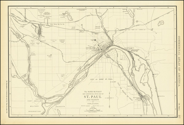 26-Minnesota Map By Rand McNally & Company