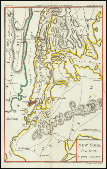 96-New York City and New York State Map By Thomas Conder