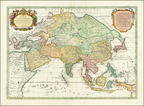 0-Asia Map By Alexis-Hubert Jaillot