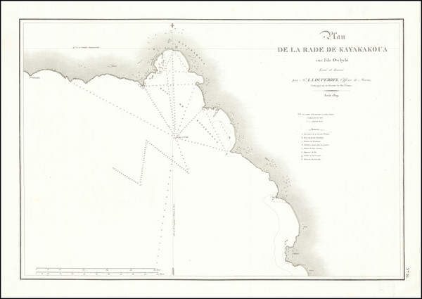 32-Hawaii and Hawaii Map By L.I. Duperrey