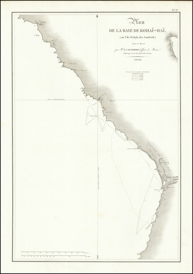 47-Hawaii and Hawaii Map By L.I. Duperrey