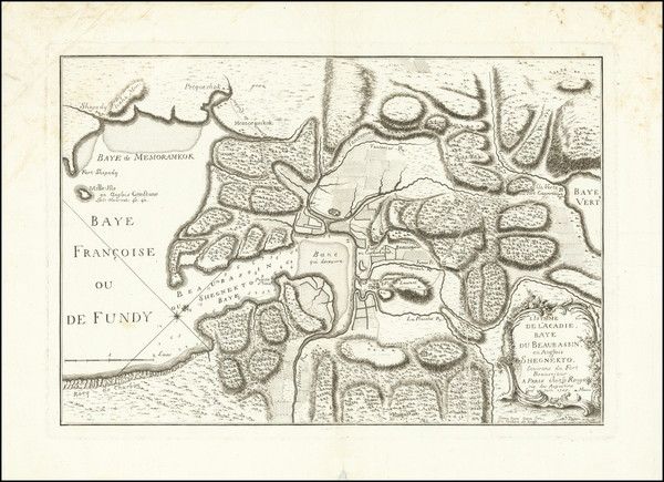 21-Eastern Canada Map By Georges Louis Le Rouge