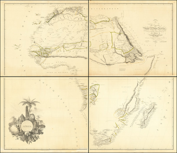 95-Africa Map By Aaron Arrowsmith