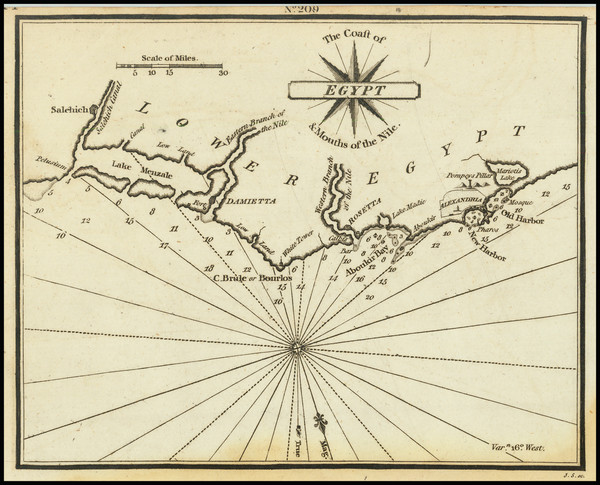 24-Egypt Map By William Heather