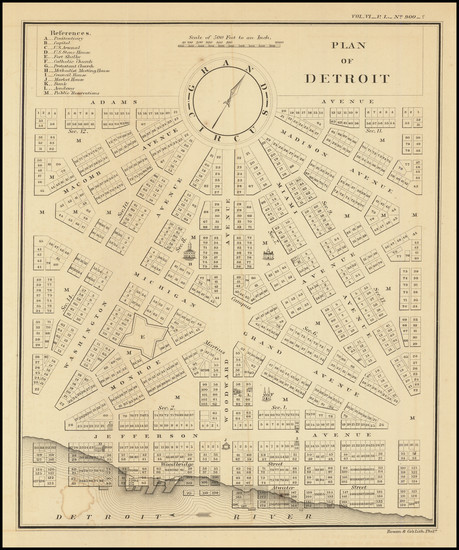 97-Michigan Map By U.S. Government / Philu E. Judd