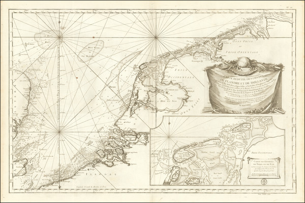 24-Netherlands Map By Depot de la Marine