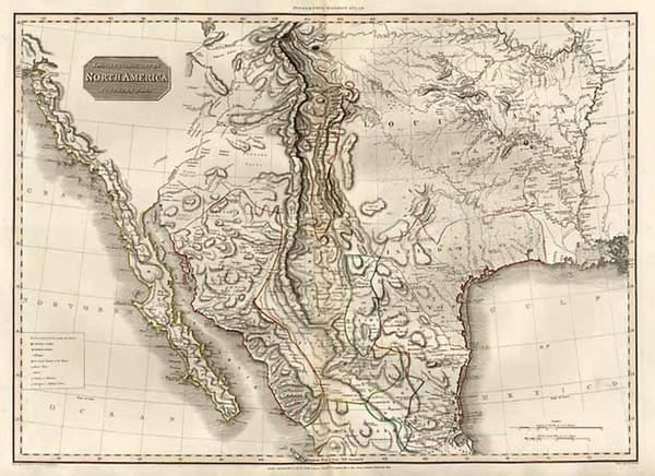 97-Texas, Plains, Southwest and Rocky Mountains Map By John Pinkerton