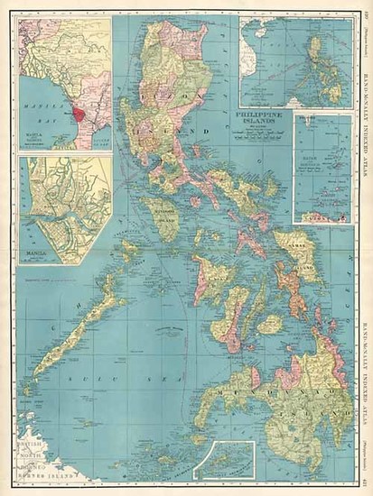 78-Asia and Philippines Map By Rand McNally & Company