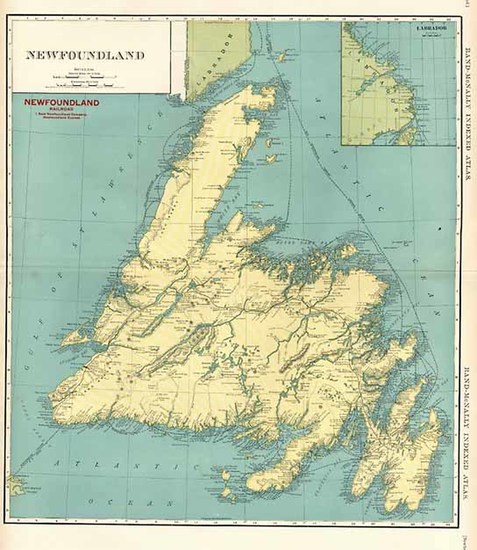 93-Canada Map By Rand McNally & Company