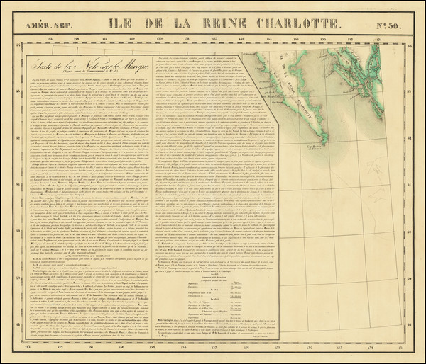 19-Alaska and British Columbia Map By Philippe Marie Vandermaelen