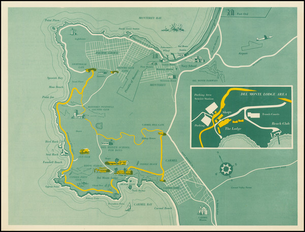 40-Other California Cities Map By Del Monte Properties Company