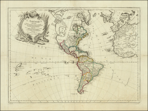 13-Alaska, North America and America Map By Jean-Baptiste Delafosse