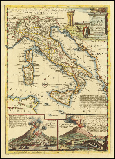 9-Italy Map By Emanuel Bowen