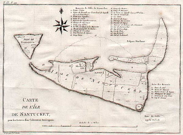 44-New England Map By Pierre Antoine Tardieu