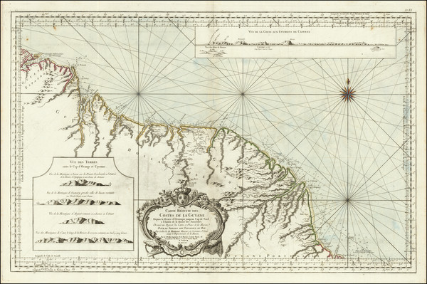 69-Guianas & Suriname Map By Depot de la Marine