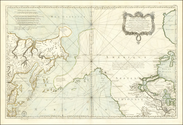 45-Polar Maps, Pacific Northwest, Alaska, Pacific and British Columbia Map By Jacques Nicolas Bell