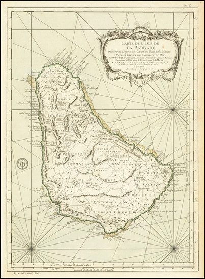 11-Other Islands Map By Jacques Nicolas Bellin