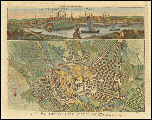 41-Norddeutschland Map By London Magazine