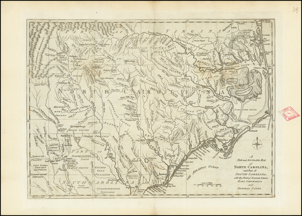 69-Southeast and North Carolina Map By Political Magazine