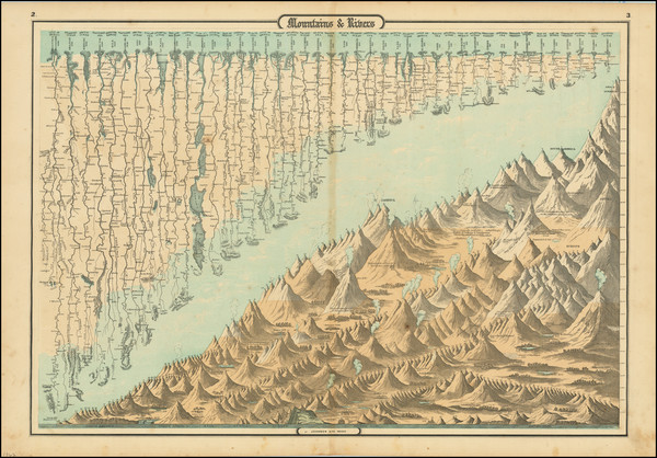 65-Curiosities Map By Alvin Jewett Johnson  &  Ross C. Browning