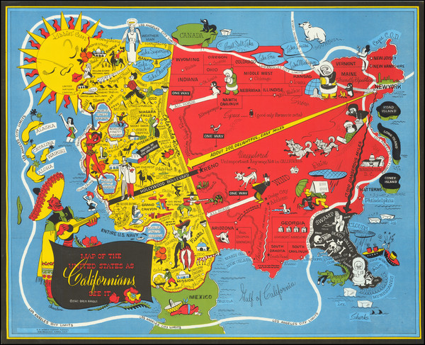 59-Pictorial Maps and California Map By Oren Arnold