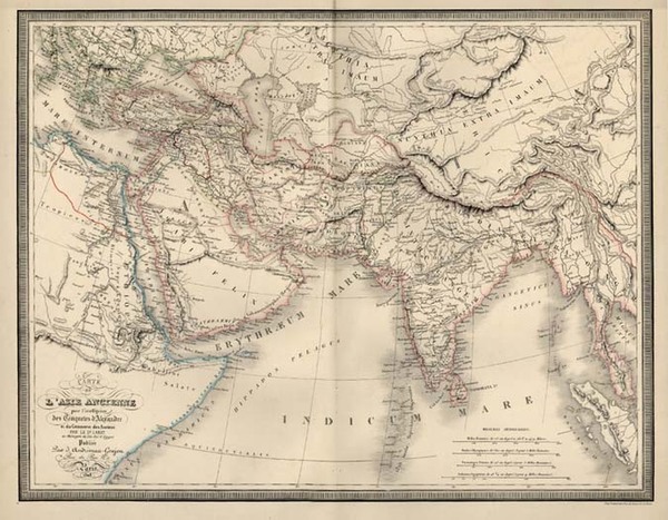 19-Asia and Asia Map By J. Andriveau-Goujon