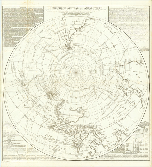 78-Southern Hemisphere, Polar Maps, Australia & Oceania, Australia and Oceania Map By Didier R