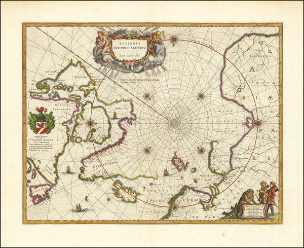 61-Polar Maps Map By Johannes Blaeu