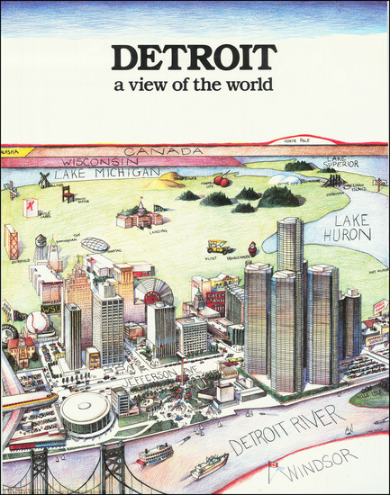 66-Michigan Map By Harvey Hutter & Co.