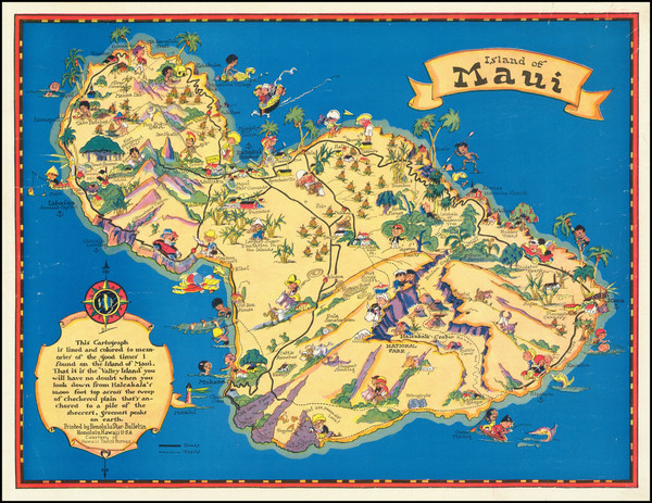 28-Hawaii and Hawaii Map By Ruth Taylor White