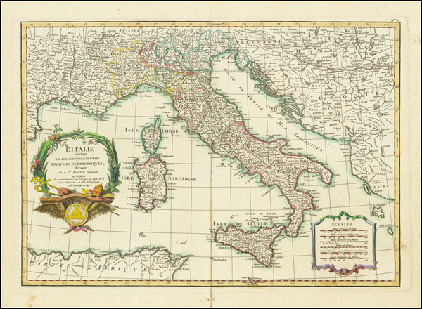 10-Italy Map By Jean Janvier