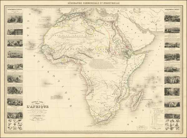 46-Africa Map By Alexandre Vuillemin