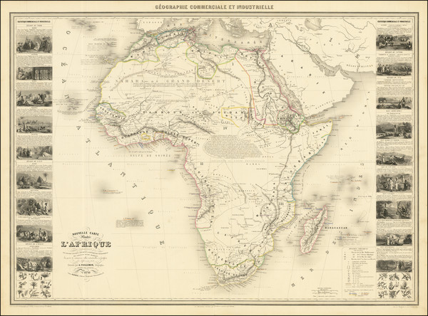 83-Africa Map By Alexandre Vuillemin