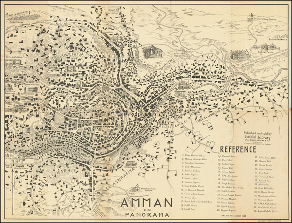 24-Middle East Map By George Aleeff