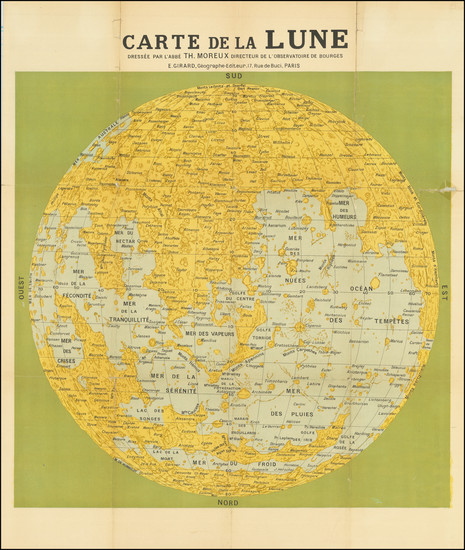 30-Celestial Maps Map By Theophile Moreux