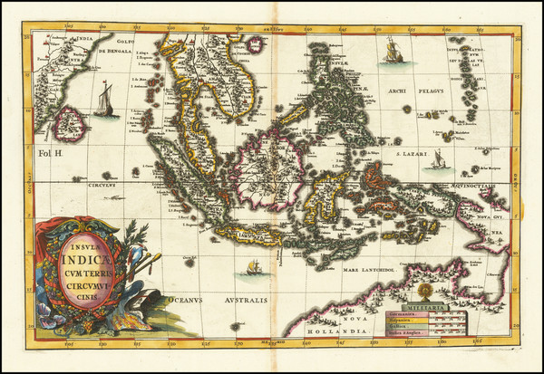 91-Southeast Asia, Philippines and Australia Map By Heinrich Scherer