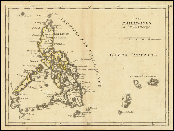 83-Philippines Map By Georges Louis Le Rouge