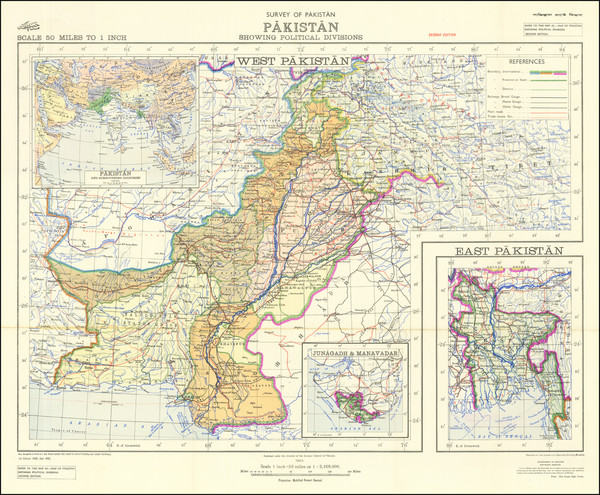 49-Pakistan Map By Survey of Pakistan