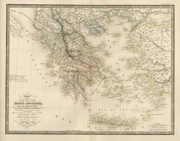 96-Europe, Turkey, Balearic Islands and Greece Map By J. Andriveau-Goujon