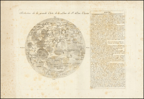 95-Celestial Maps Map By Jean-Dominique Cassini