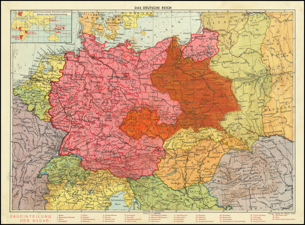 34-Poland, World War II and Germany Map By Edward Holzel