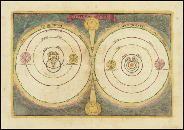 71-Celestial Maps Map By Adam Friedrich Zurner / Johann Christoph Weigel